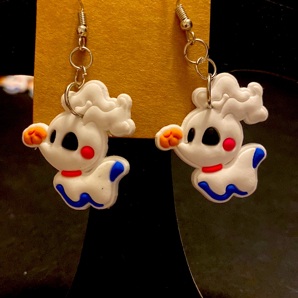 Disney Nightmare Before Christmas Zero Earrings.